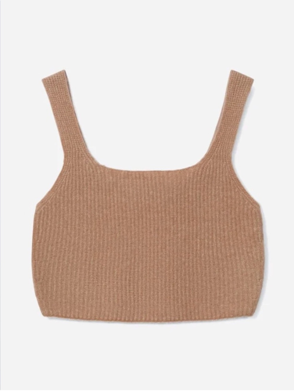 EVERLANE THE COZY-STRETCH TANK Cropped Tank Top Wool Blend